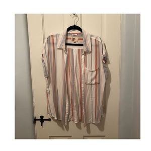 Pastel striped Button Down